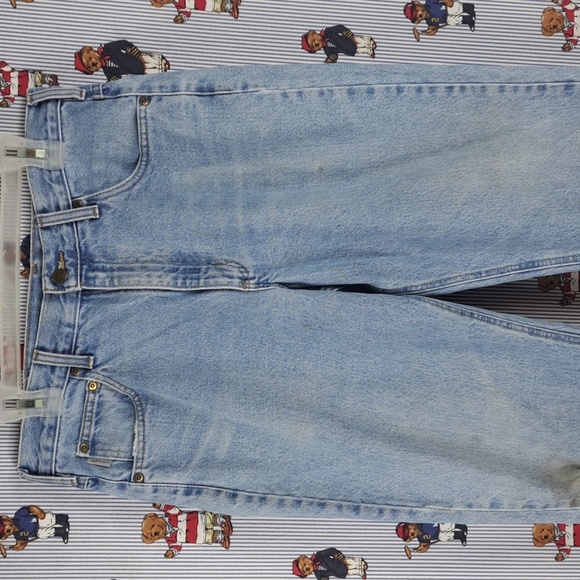 Carhartt B18 STW straight leg traditional fit light wash workwear jeans 34/32 - Picture 2 of 7